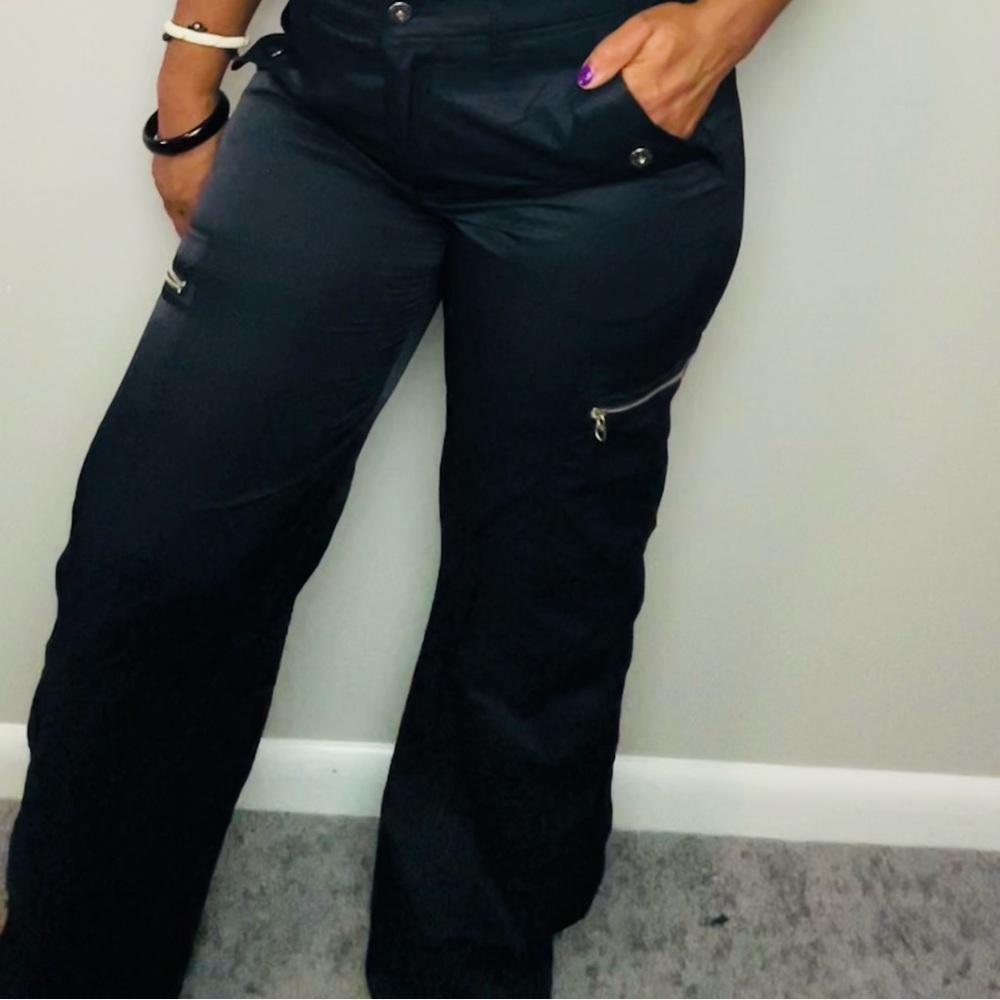 Gloria Vanderbilt Black Wide Leg Pants